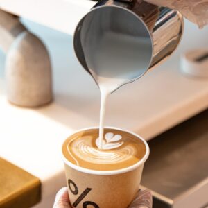 white ceramic mug with coffee